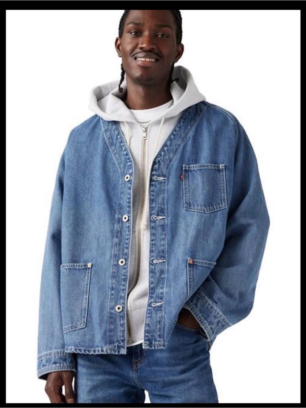 Levi's Union Engineer Cardigan. Large.